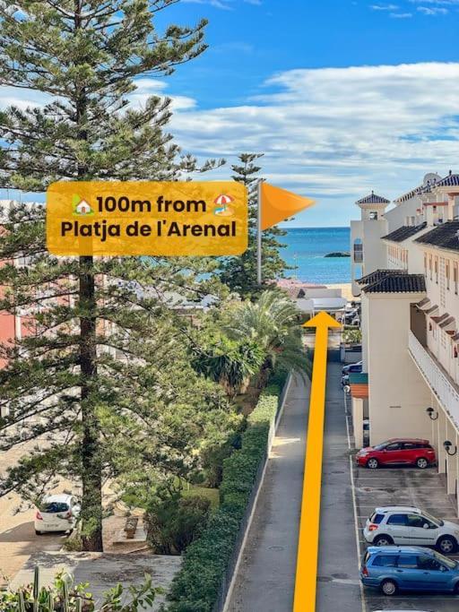 Studio Hola Arenal Platja de Larenal ภายนอก รูปภาพ